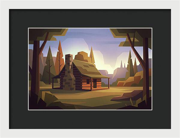 Pioneer Log Cabin Serenity