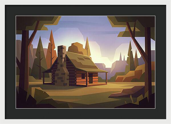 Pioneer Log Cabin Serenity