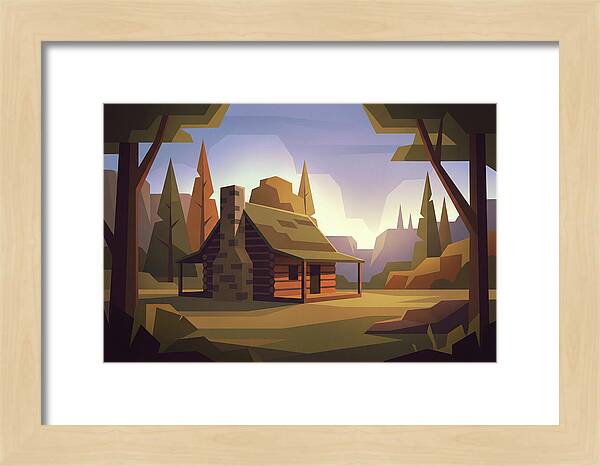 Pioneer Log Cabin Serenity