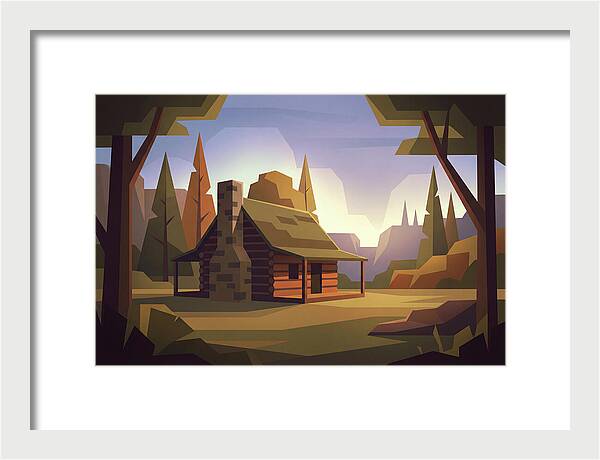Pioneer Log Cabin Serenity