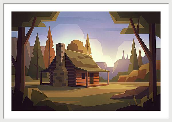 Pioneer Log Cabin Serenity