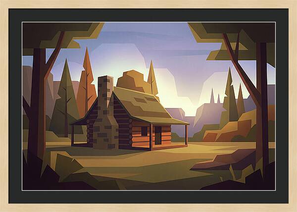 Pioneer Log Cabin Serenity