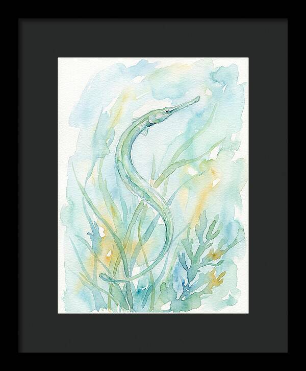 Pipefish Among Aquatic Greens