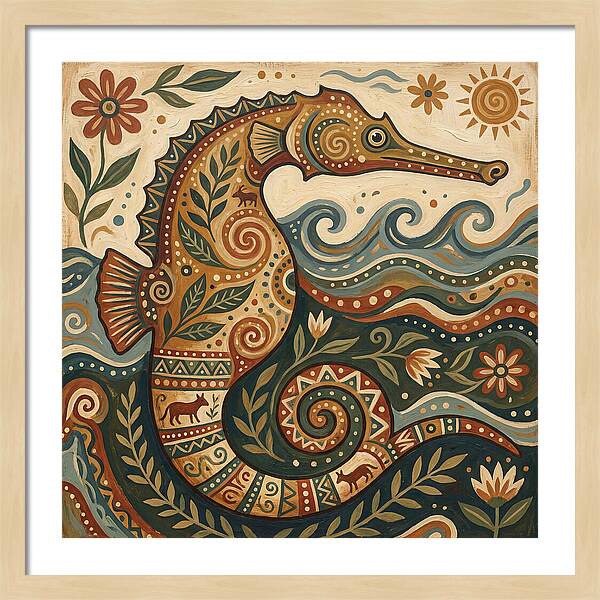 Pipefish Folk Art