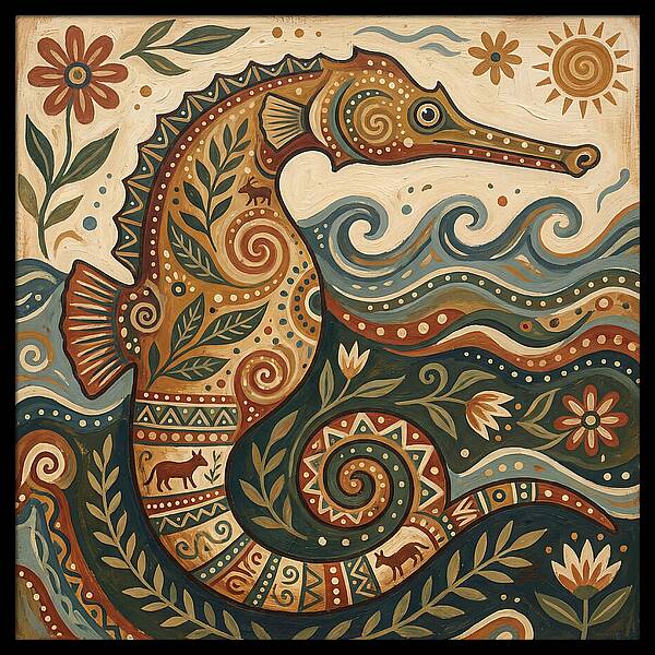 Pipefish Folk Art
