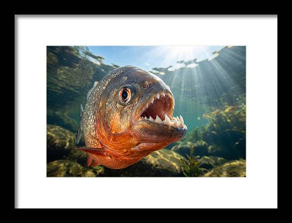 Piranha Closeup Encounter