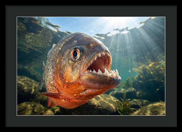 Piranha Closeup Encounter