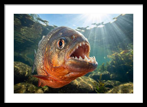 Piranha Closeup Encounter