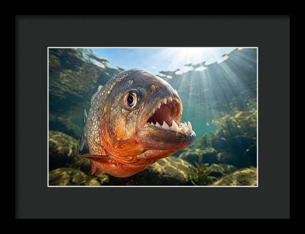 Piranha Closeup Encounter