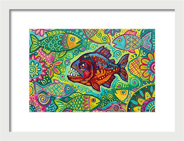 Piranha Folk Art