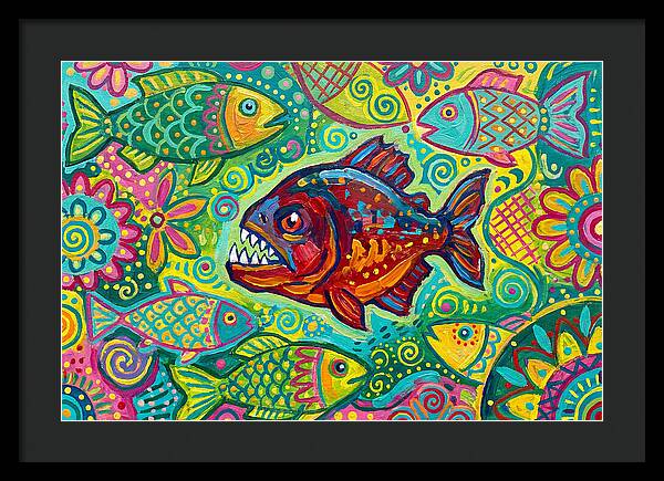 Piranha Folk Art