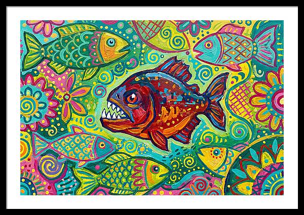 Piranha Folk Art