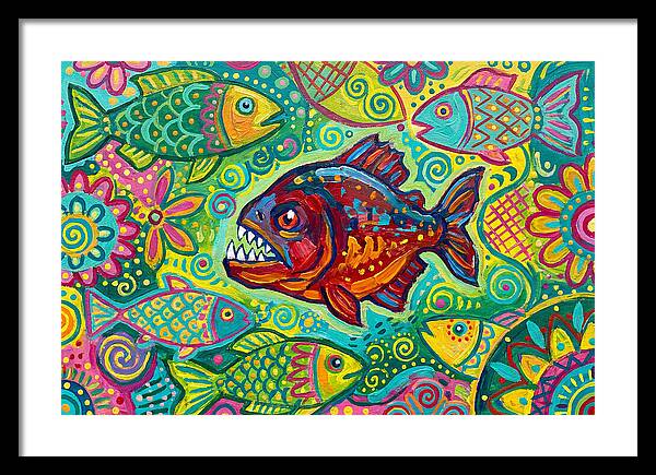 Piranha Folk Art