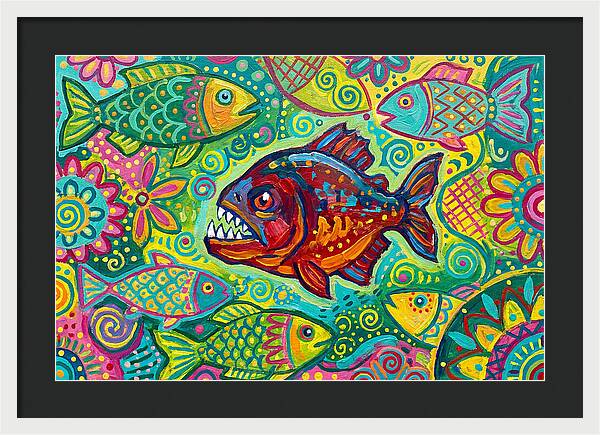 Piranha Folk Art