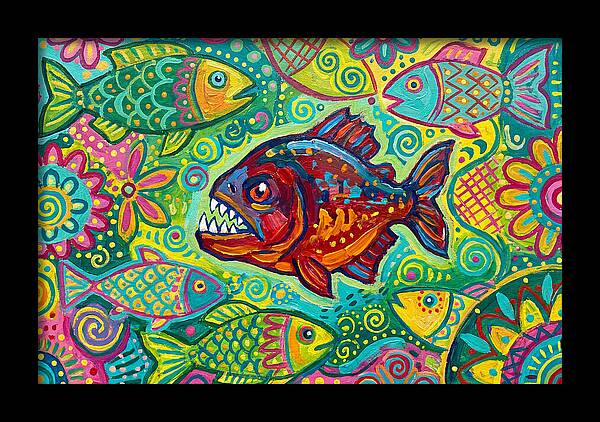 Piranha Folk Art