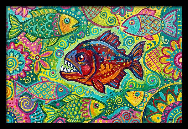 Piranha Folk Art