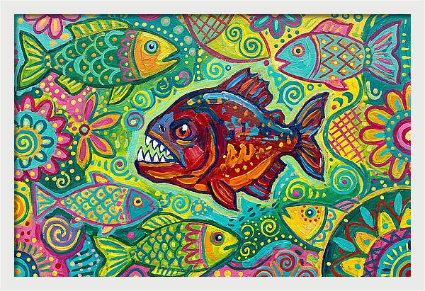 Piranha Folk Art