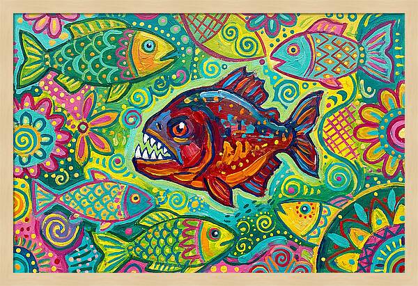 Piranha Folk Art