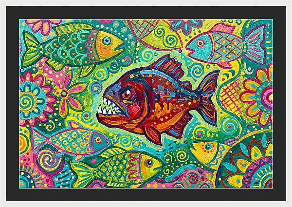Piranha Folk Art