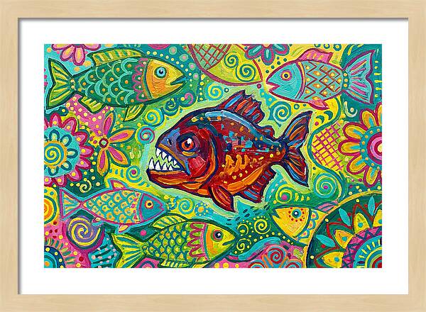 Piranha Folk Art