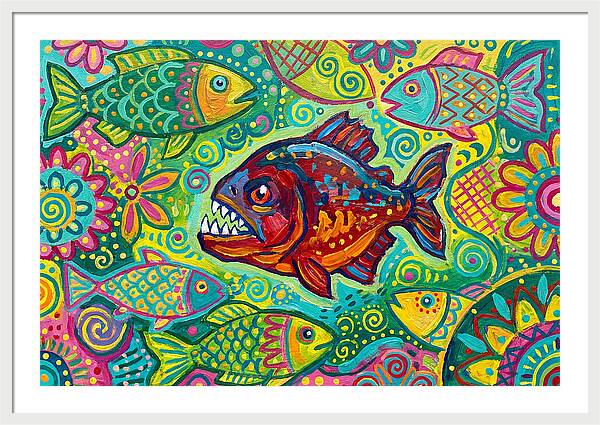 Piranha Folk Art