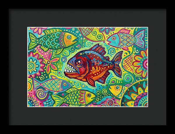 Piranha Folk Art
