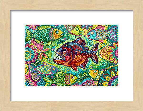 Piranha Folk Art