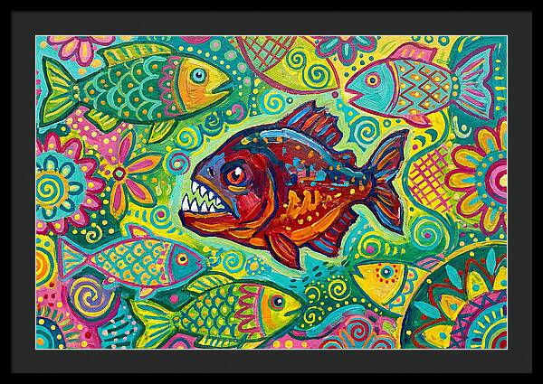 Piranha Folk Art