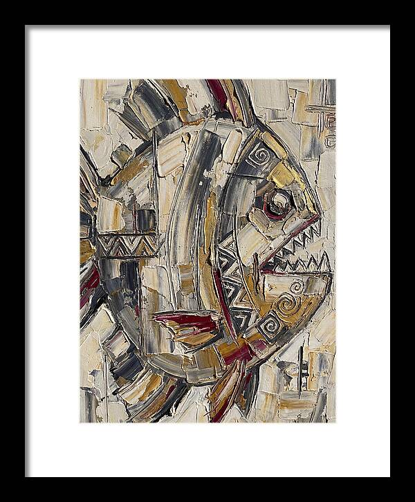 Piranha In Abstract Form