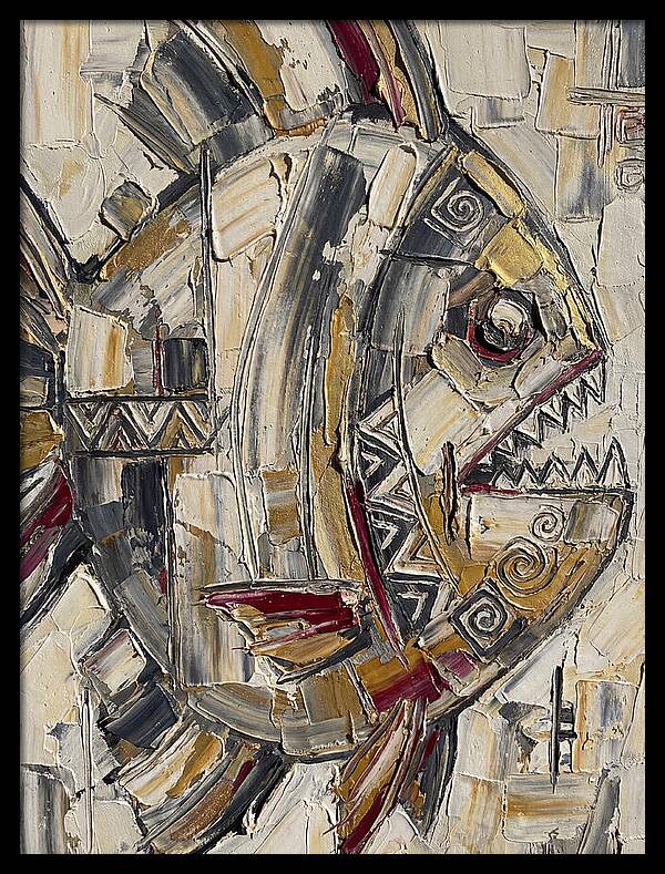 Piranha In Abstract Form