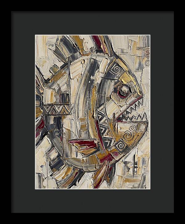 Piranha In Abstract Form