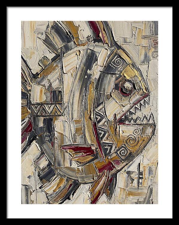 Piranha In Abstract Form