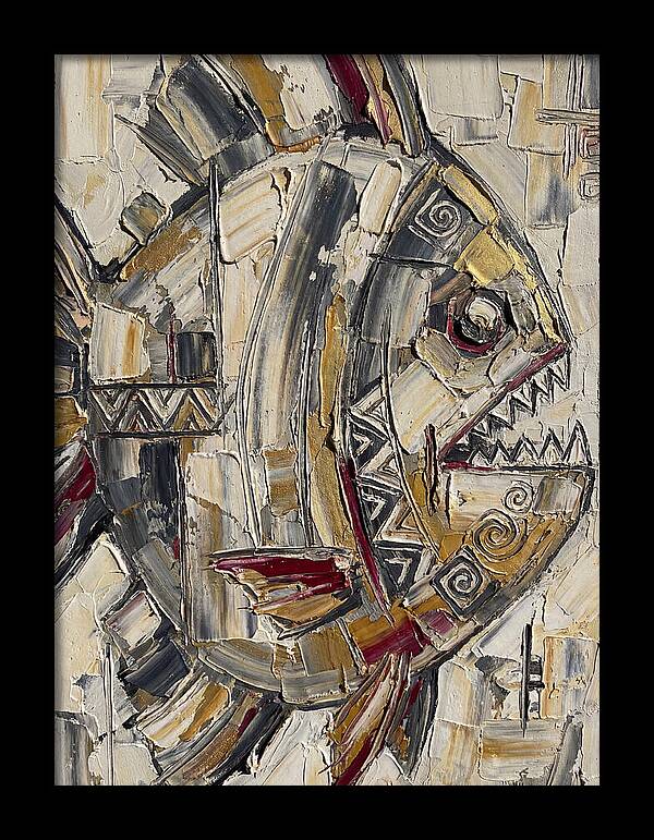 Piranha In Abstract Form