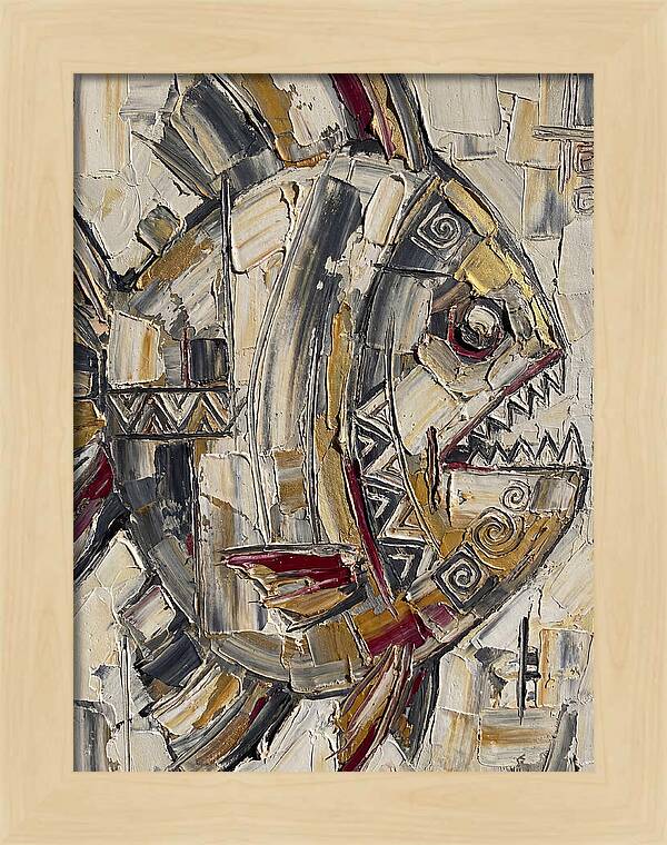Piranha In Abstract Form