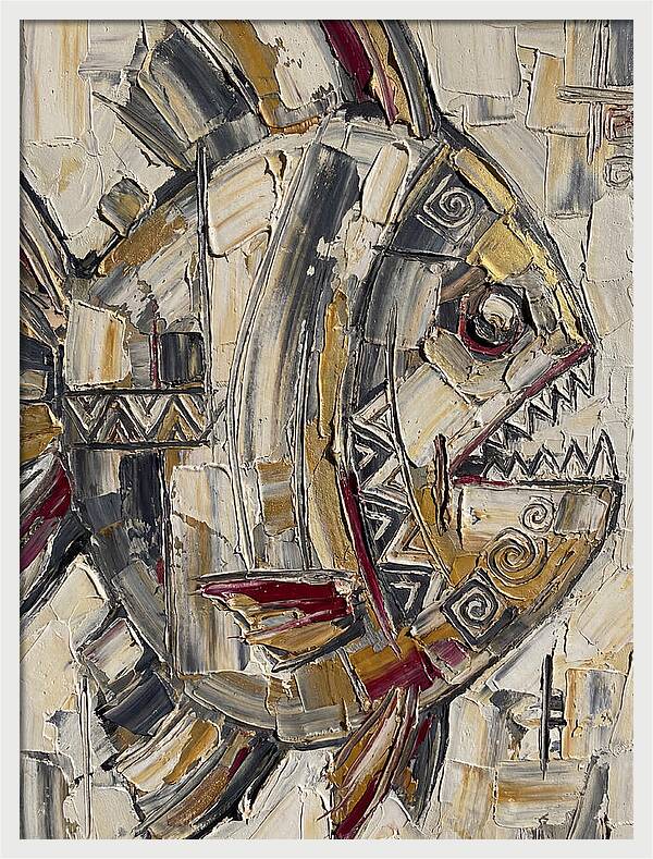 Piranha In Abstract Form