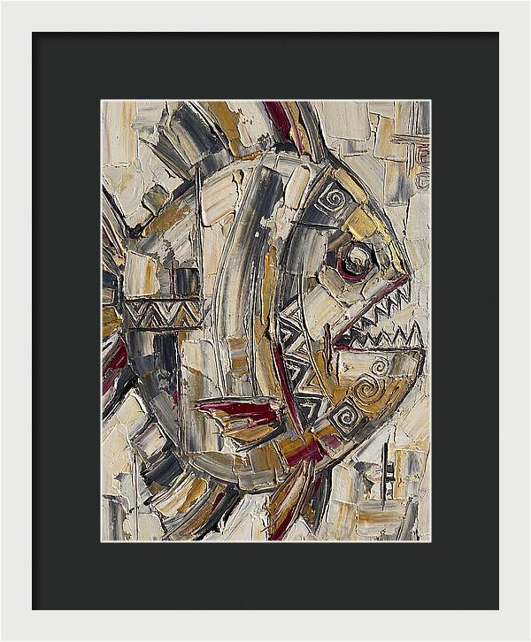 Piranha In Abstract Form