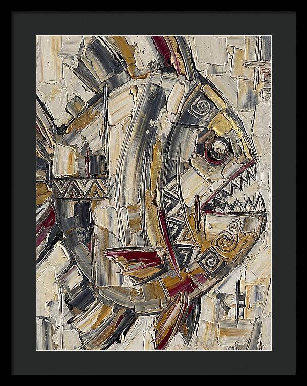 Piranha In Abstract Form