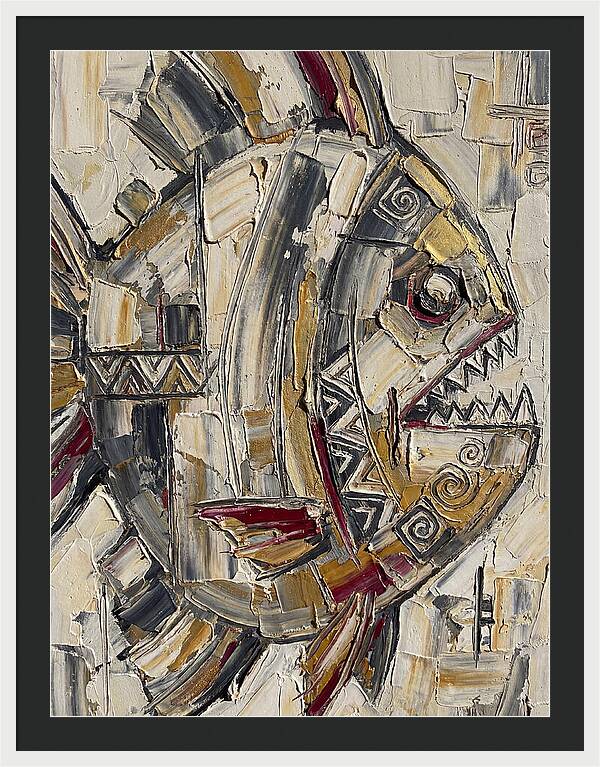 Piranha In Abstract Form