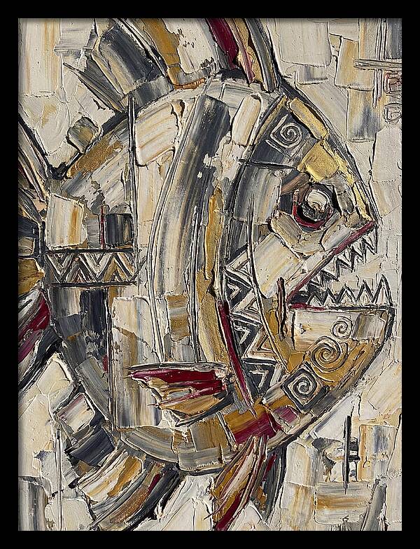 Piranha In Abstract Form