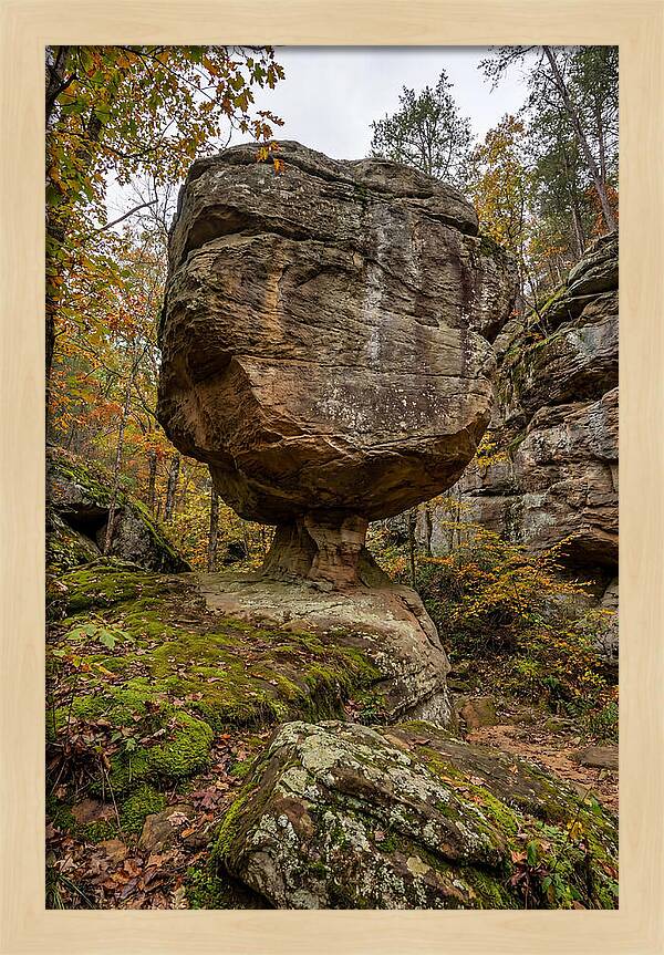 Pivot Rock Balancing Above Ground