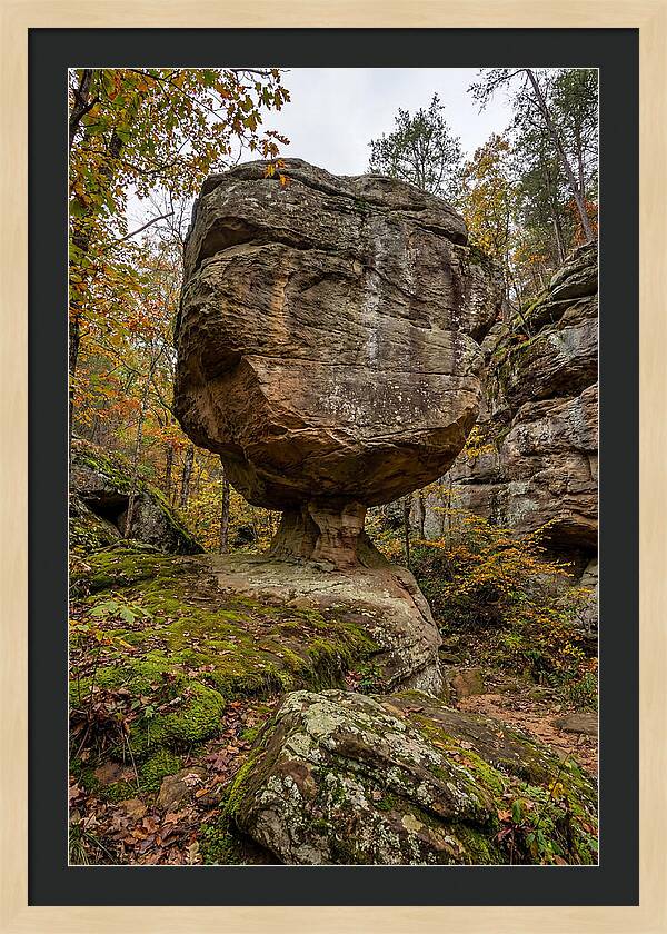 Pivot Rock Balancing Above Ground