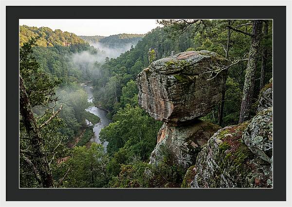 Pivot Rock Overlooking The Valley