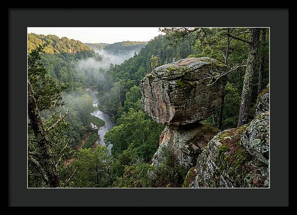Pivot Rock Overlooking The Valley