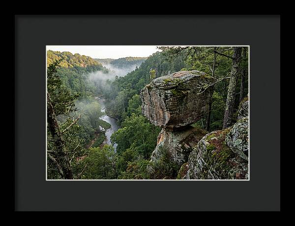 Pivot Rock Overlooking The Valley