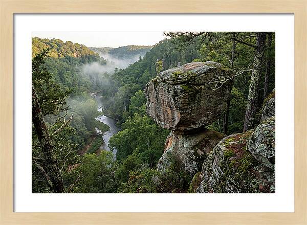 Pivot Rock Overlooking The Valley