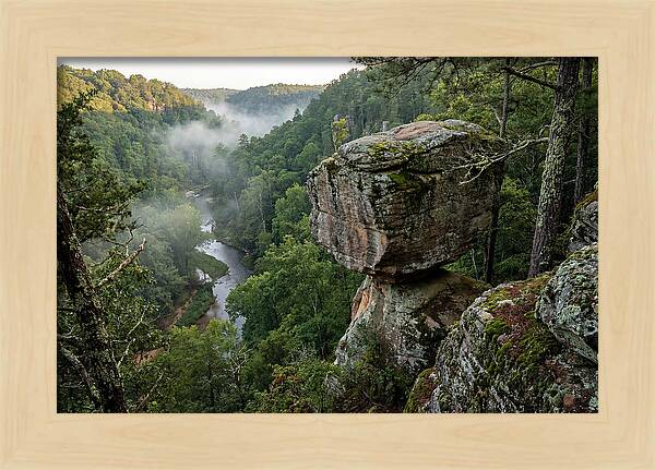 Pivot Rock Overlooking The Valley