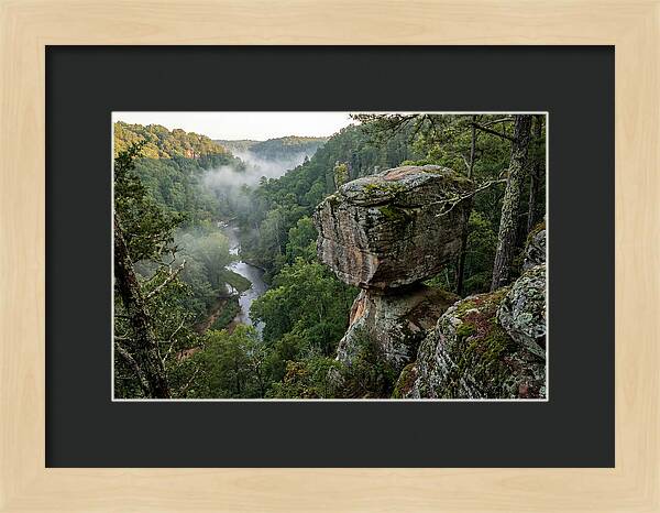 Pivot Rock Overlooking The Valley