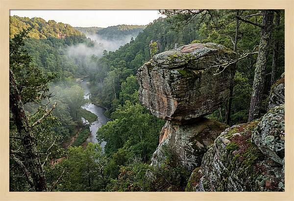 Pivot Rock Overlooking The Valley