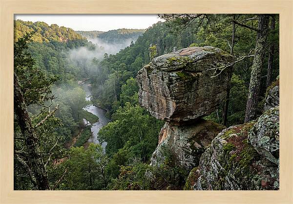 Pivot Rock Overlooking The Valley
