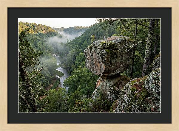 Pivot Rock Overlooking The Valley